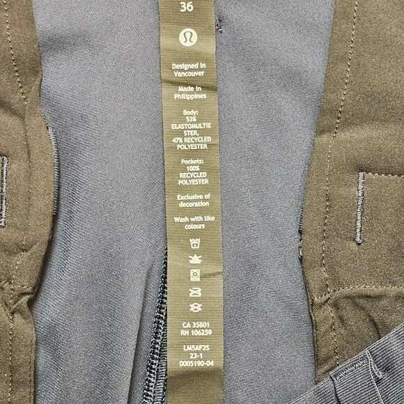 Lululemon Athletica ABC Pants 36 / 31 - Picture 3 of 6